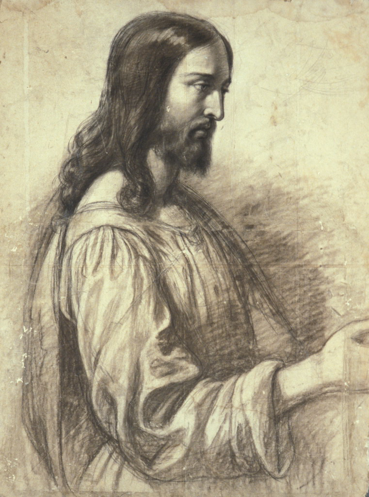 Le baptême de Clovis / Christ_1