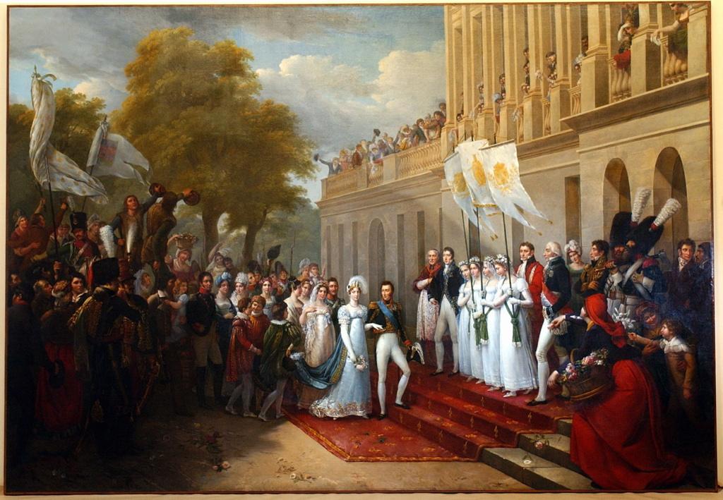 Réception à Bordeaux du Duc et de la Duchesse d'Angoulême, venant présider les élections législatives en 1815_0