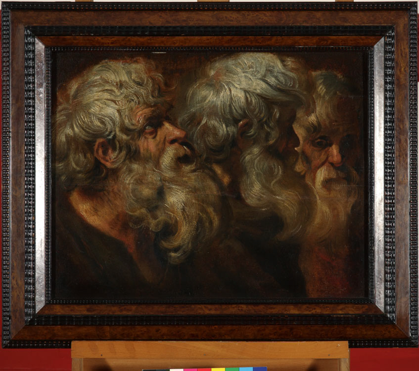 Trois têtes de vieillards, Petrus Paulus Rubens, 17e siècle