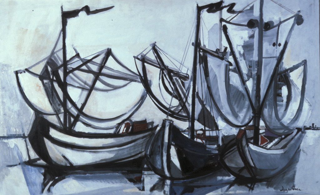 Bateaux noirs, Jacques Despierre, 1961