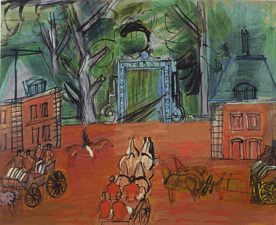 Le haras du pin, Raoul Dufy, 1ère moitié 20e siècle
