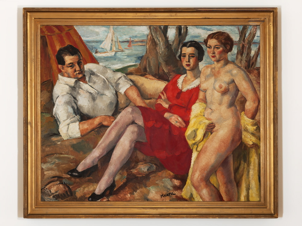 "Le peintre, sa femme et son modèle" ou "Au bord de la mer"_1
