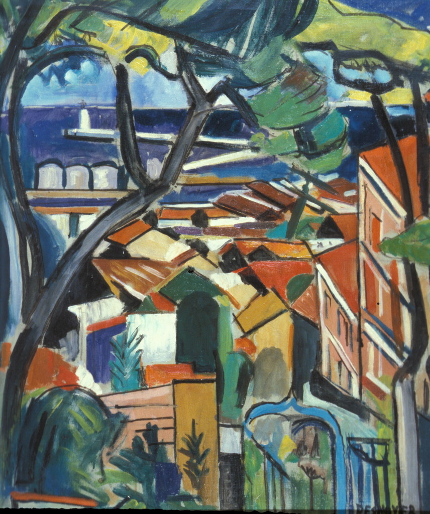 Vue sur le Port de Sète, François Desnoyer, 1957
