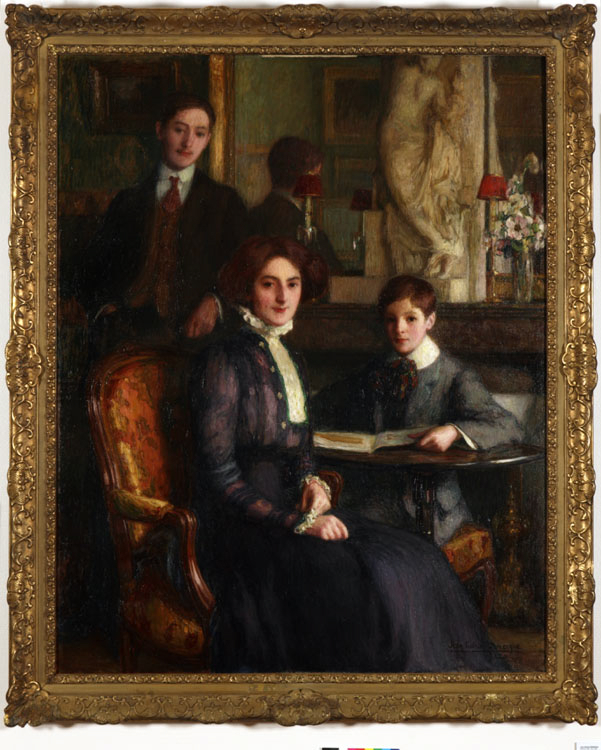 Intimité ou La famille du peintre, Jean-Gabriel Domergue, 1909