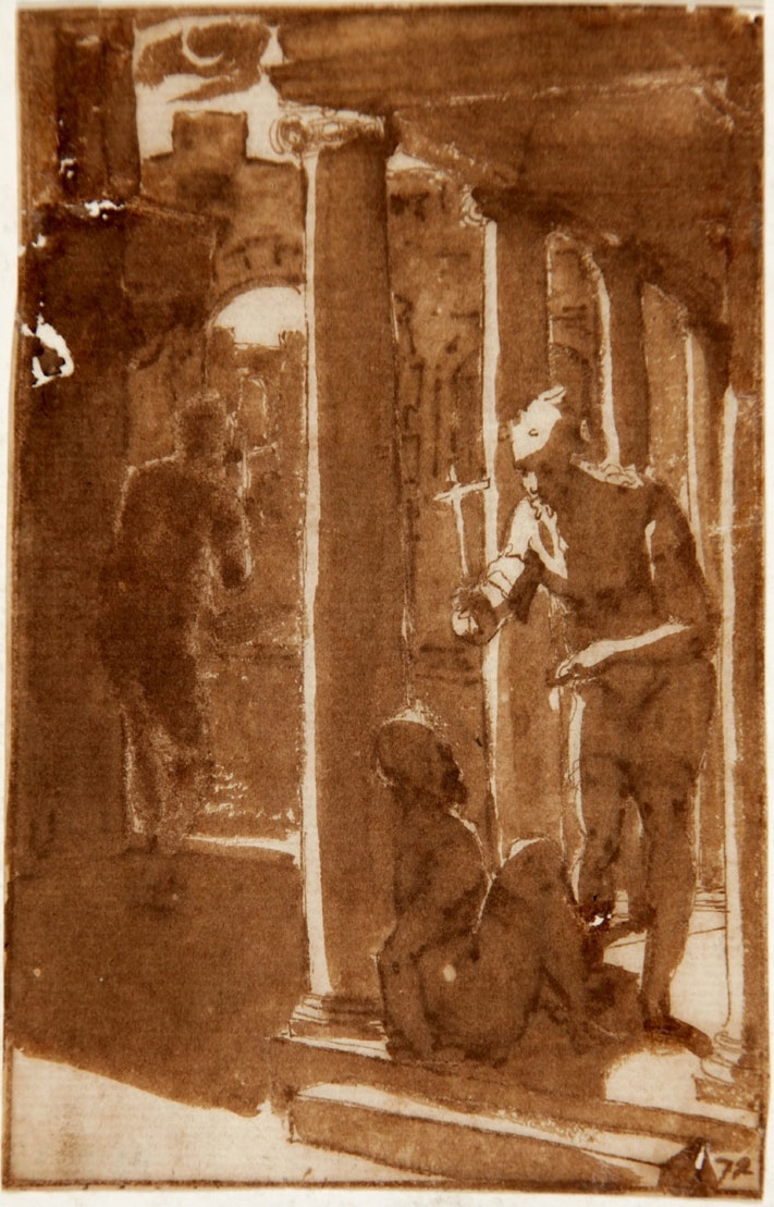 Histoire de la vie d'un Saint ?, Giovanni Guerra, 4e quart 16e siècle, 1er quart 17e siècle