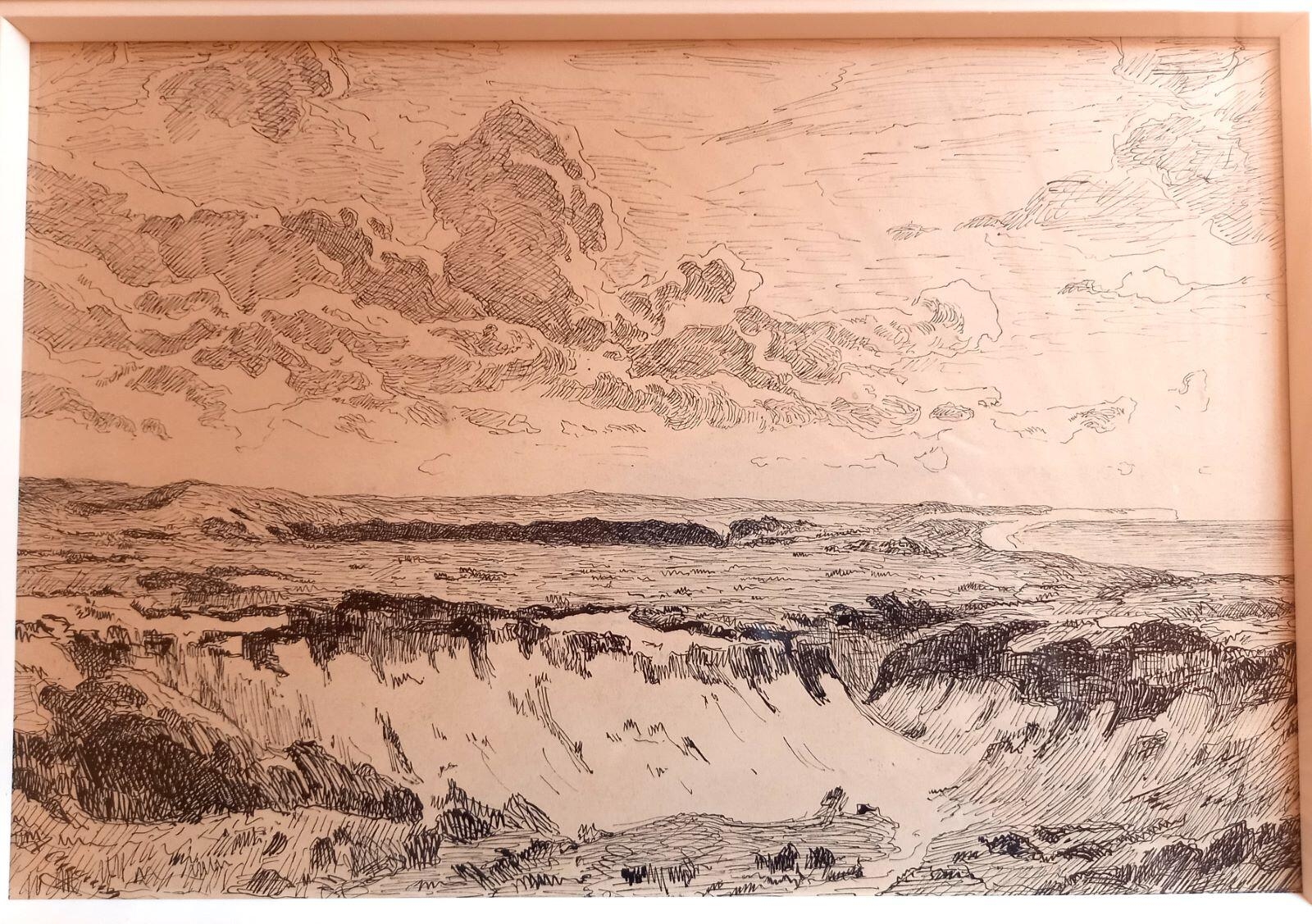 Les dunes à Montalivet, Louis Auguste Auguin, 1883