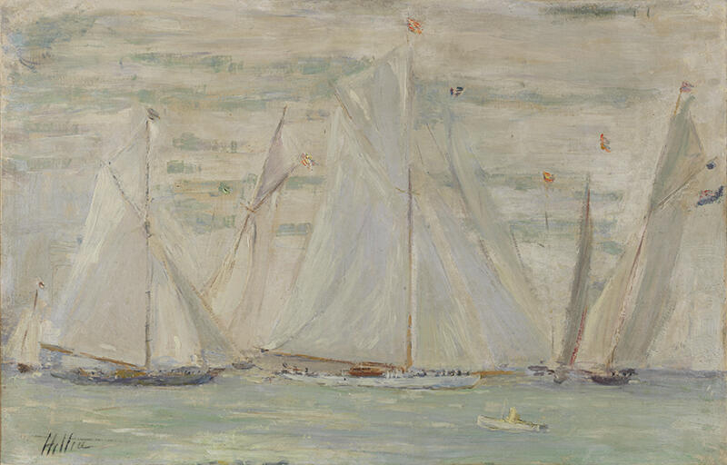 Le Passage de la bouée, Paul César Helleu, 4e quart 19e siècle, 1er quart 20e siècle