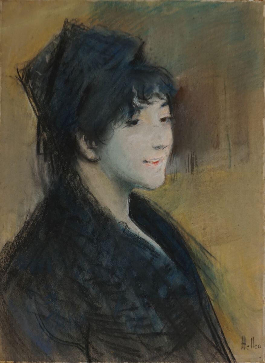 La Gitane, Paul César Helleu, 4e quart 19e siècle, 1er quart 20e siècle