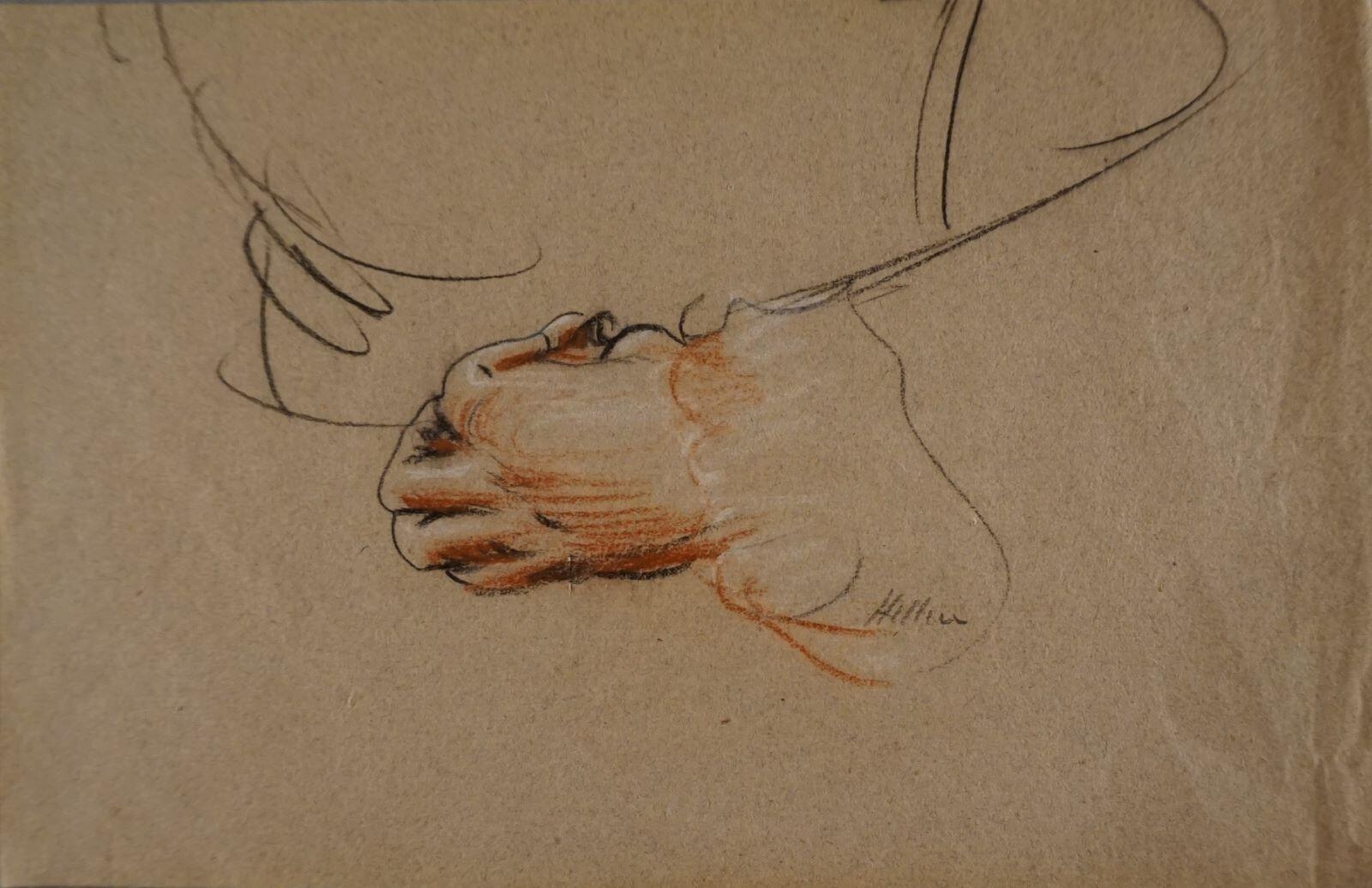 Étude de main, Paul César Helleu, 4e quart 19e siècle, 1er quart 20e siècle