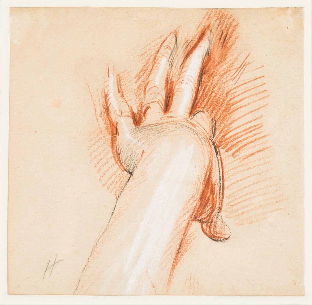 Étude de mains ; Étude de mains (verso), Paul César Helleu, 4e quart 19e siècle, 1er quart 20e siècle