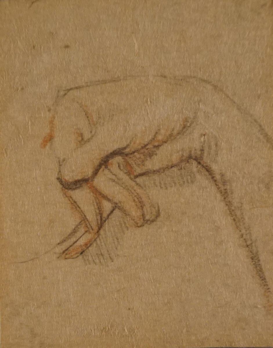 Étude de main ; Fragment de composition (verso), Paul César Helleu, 4e quart 19e siècle, 1er quart 20e siècle