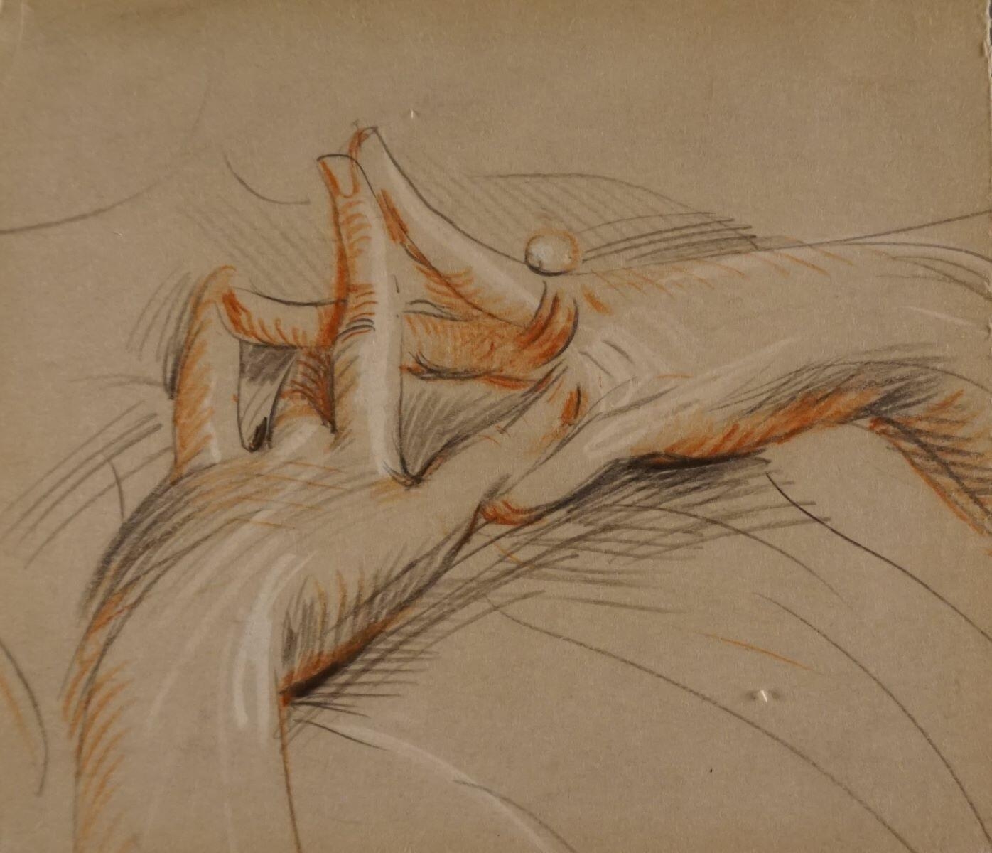 Étude de mains, Paul César Helleu, 4e quart 19e siècle, 1er quart 20e siècle
