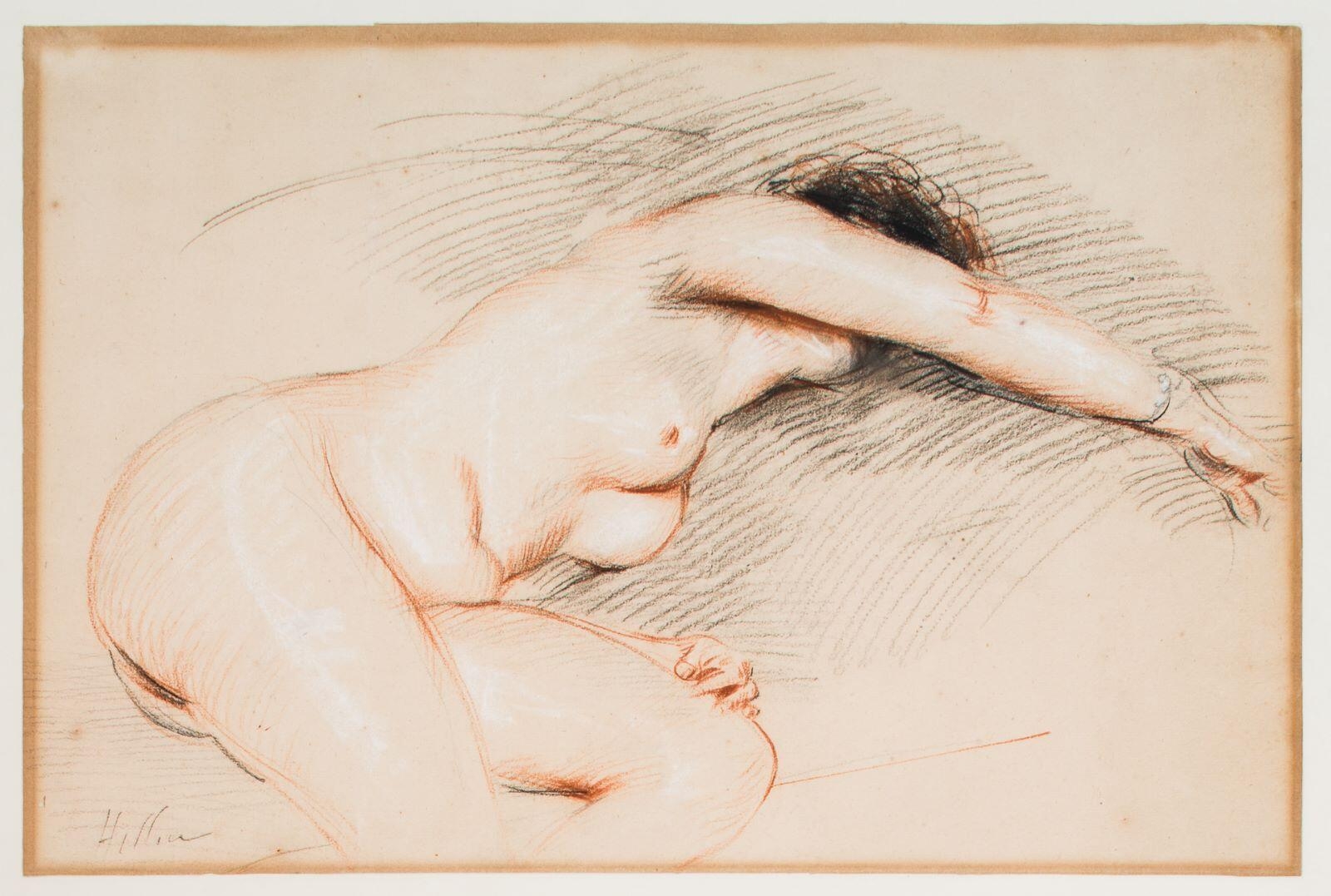 Étude de nu, Paul César Helleu, 1924