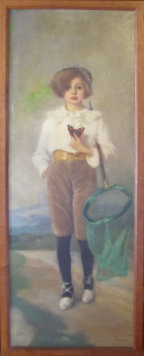 Jean Rostand au filet à papillon_0