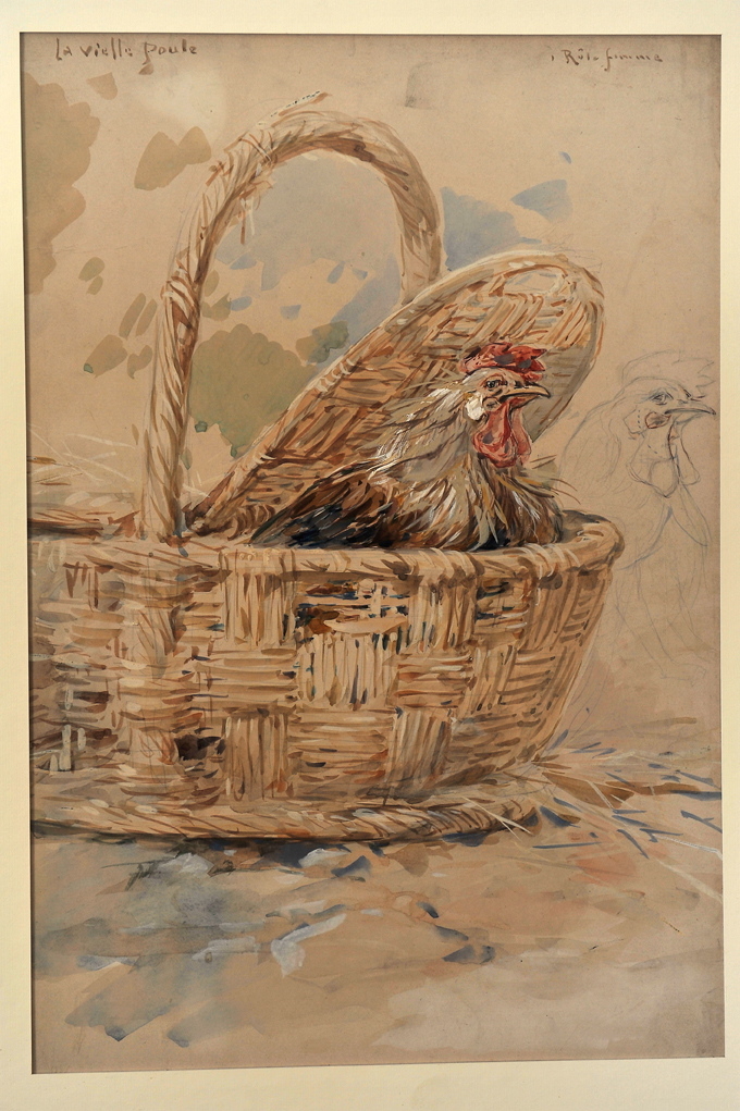 La vieille poule, Alfredo Edel, 1908 achevé en