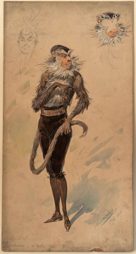 Scarron Singe, Alfredo Edel, 1905 achevé en