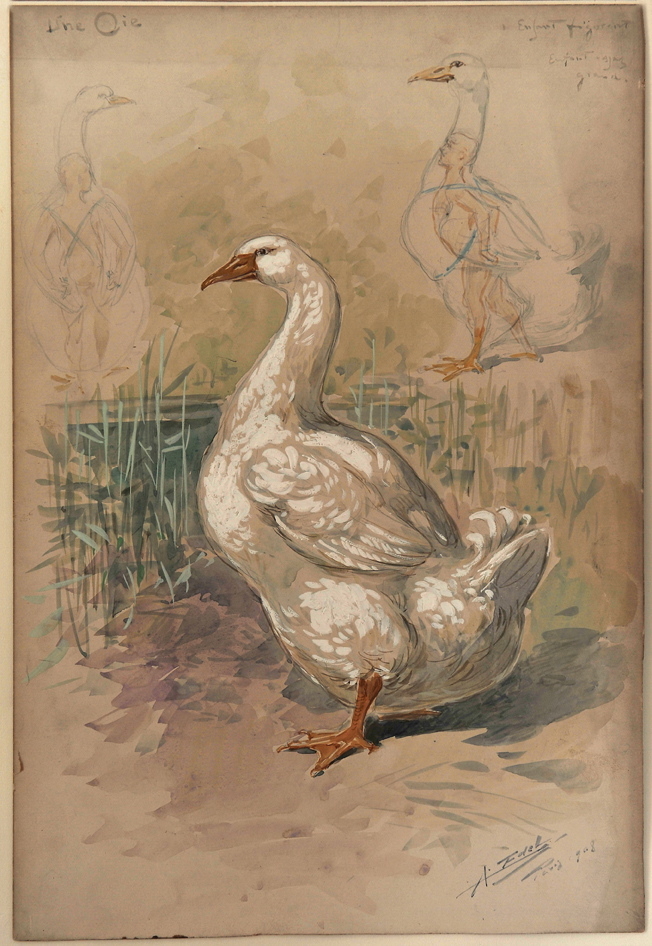 Oie, Alfredo Edel, 1908 achevé en