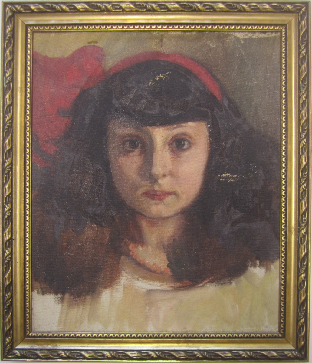 Odette Mante, enfant, Eugène Pascau