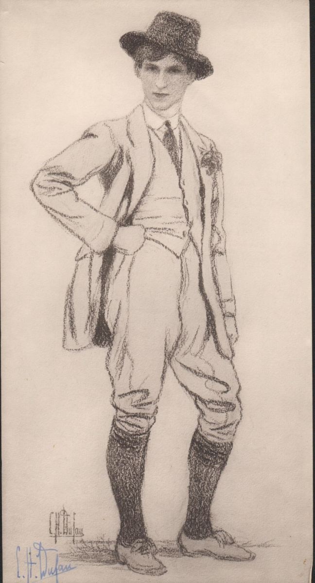 Maurice Rostand par Hélène Dufau, Clémentine-Hélène Dufau, 1910 vers