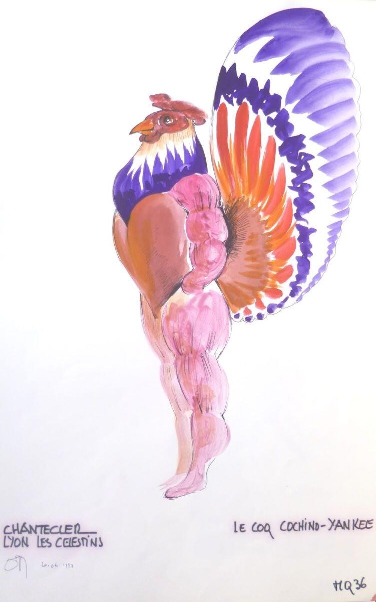 Le Coq Cochino-Yankee, Daniel Ogier, 1992 de