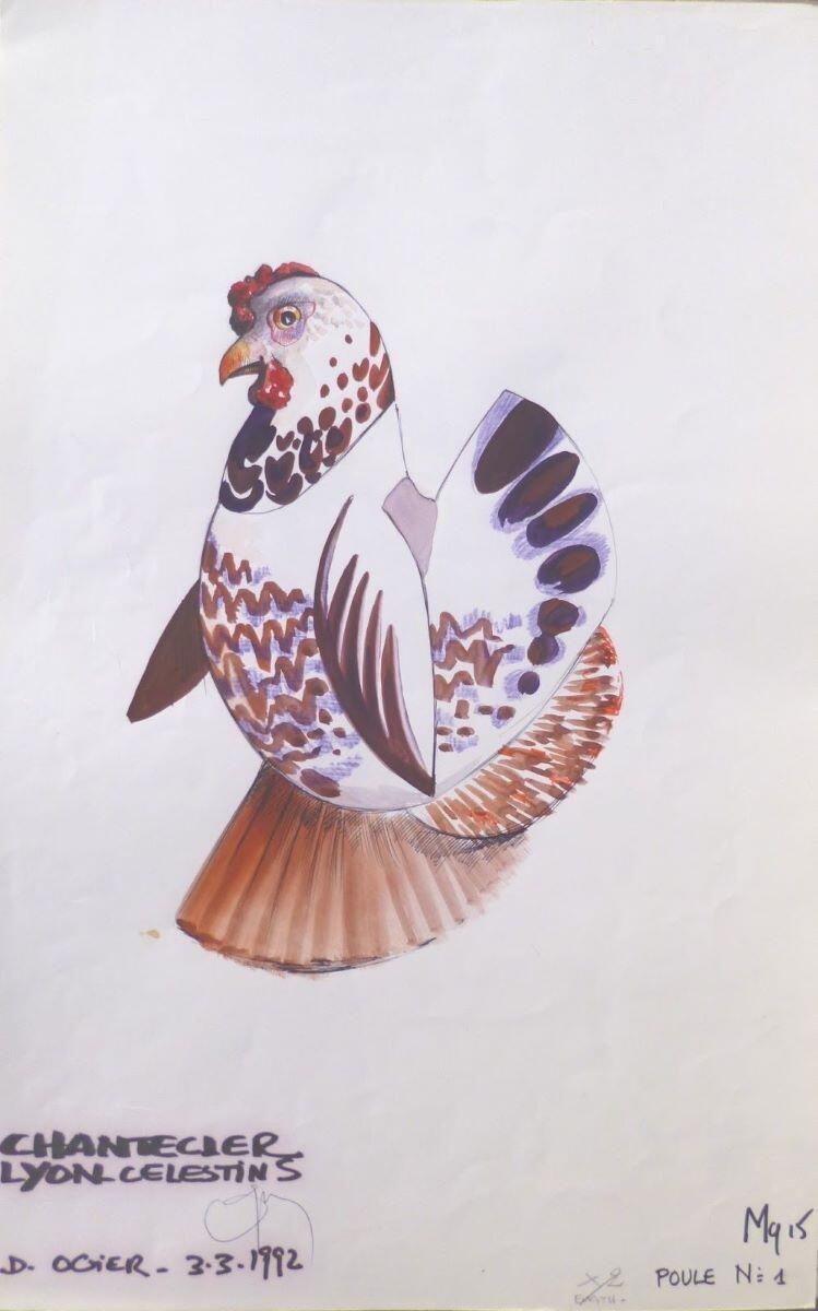 Poule  n°1, Daniel Ogier, 1992 de