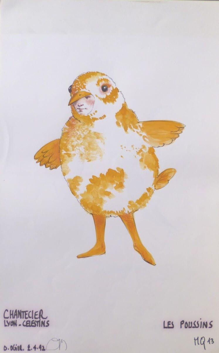 Les  poussins, Daniel Ogier, 1992 de