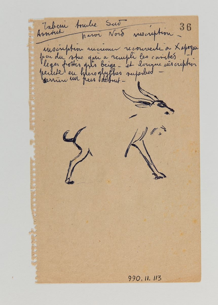 Antilope anciennement couverte de stuc (titre factice), Marcelle Baud, 20e siècle