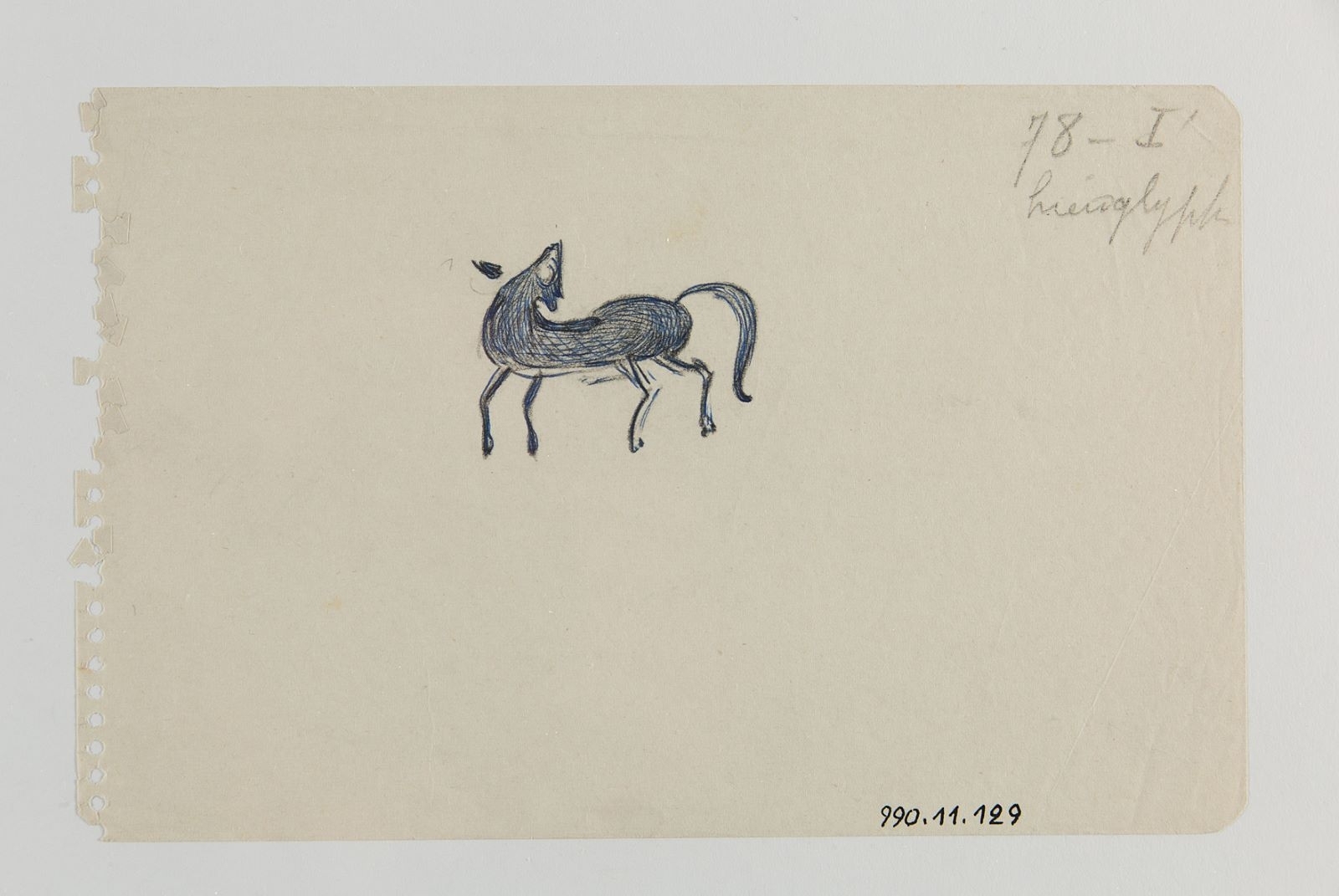 Hiéroglyphe de chien (titre factice), Marcelle Baud, 20e siècle
