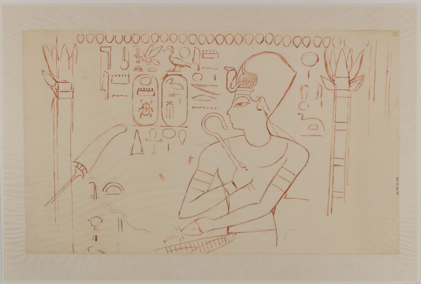 Thoutmôsis III déifié (titre factice), Marcelle Baud, 20e siècle