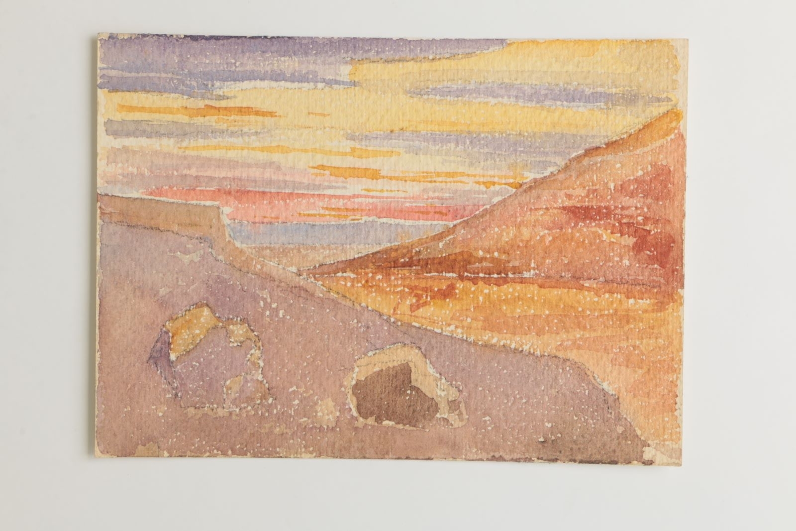 Paysage désertique (titre factice), Marcelle Baud, 20e siècle