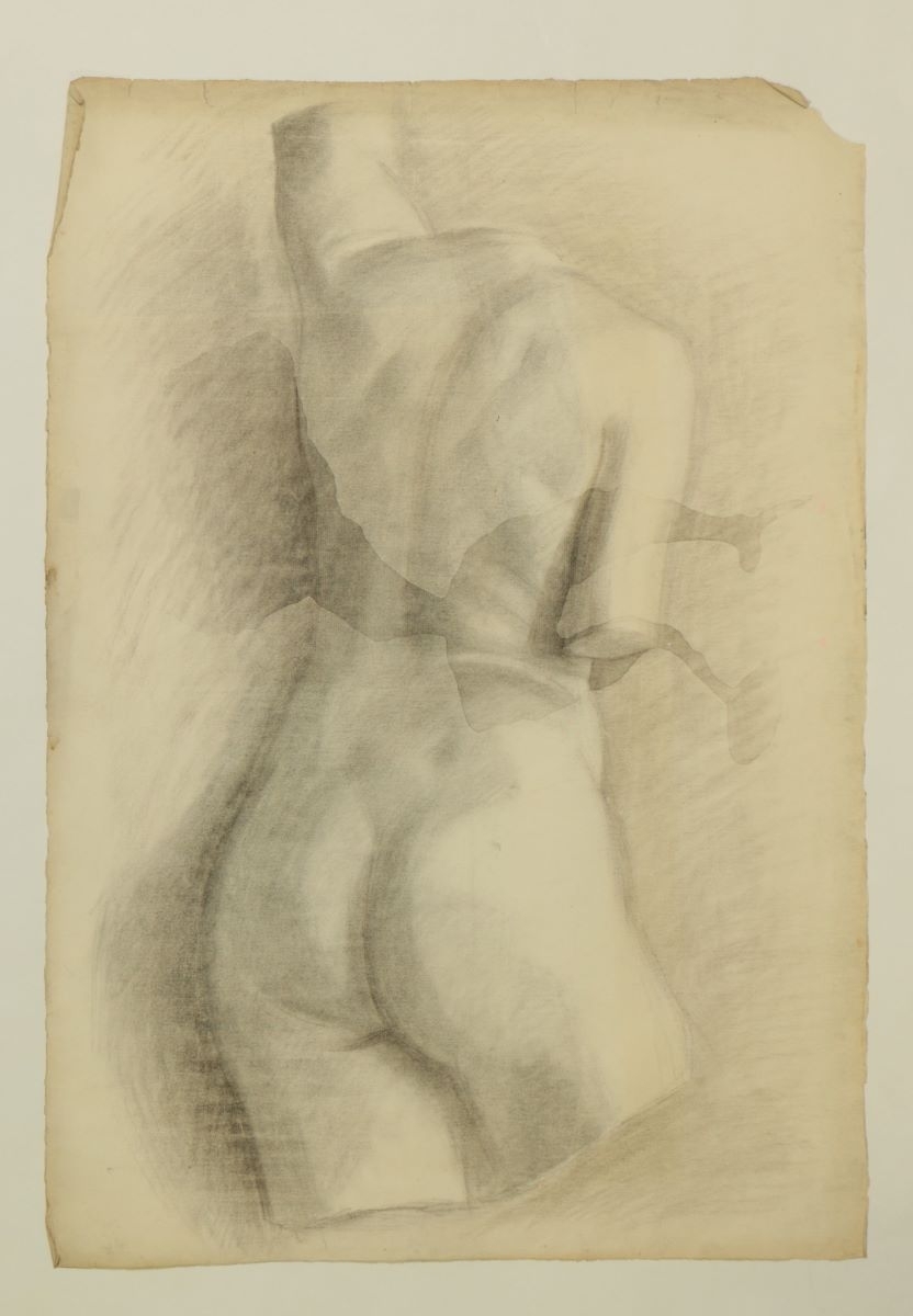Torse de statue masculine (titre factice), Marcelle Baud, 1907-1908