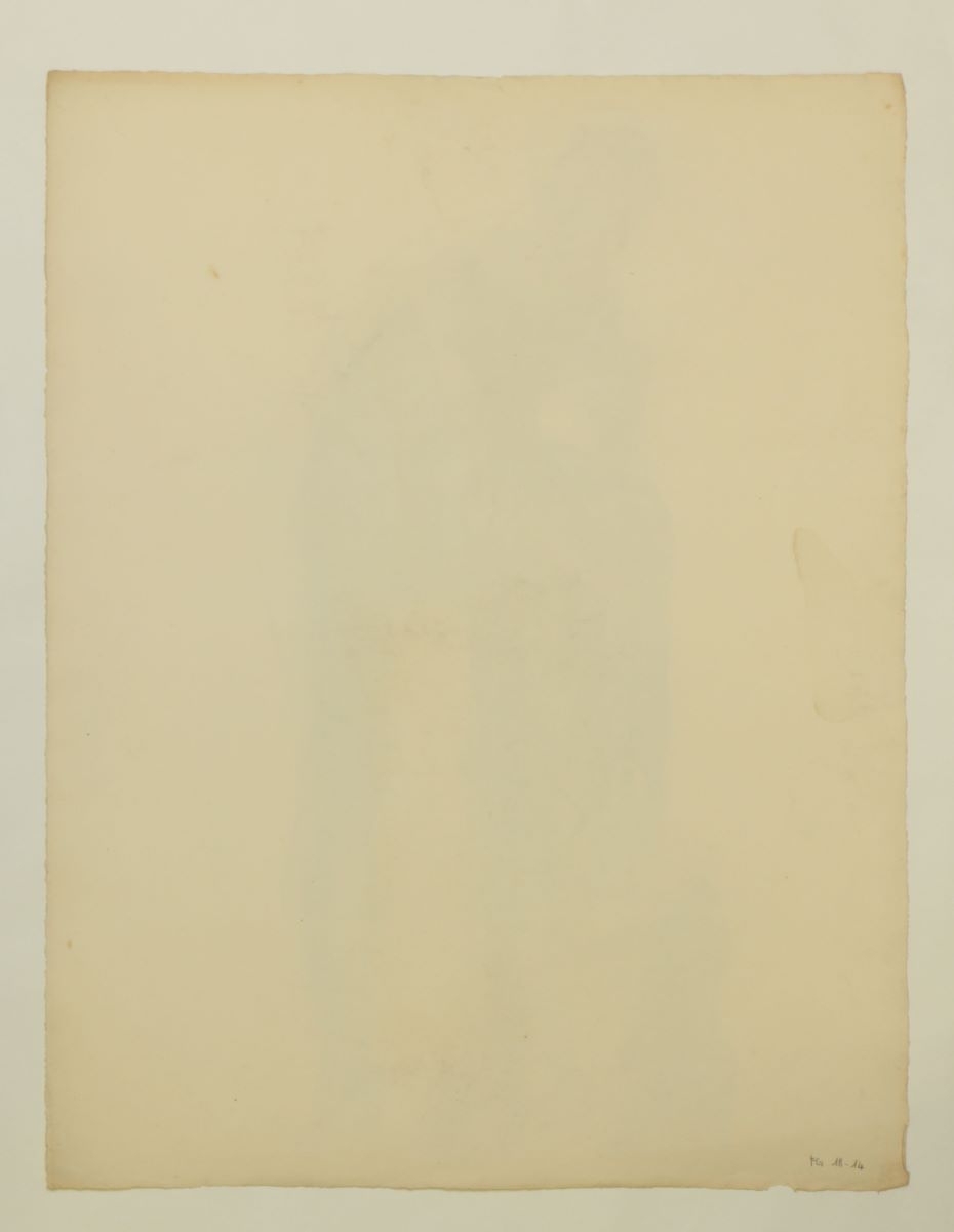 Le dieu Hermès rattachant sa sandale, dit "Cincinnatus", dessin inachevé (titre factice)_1