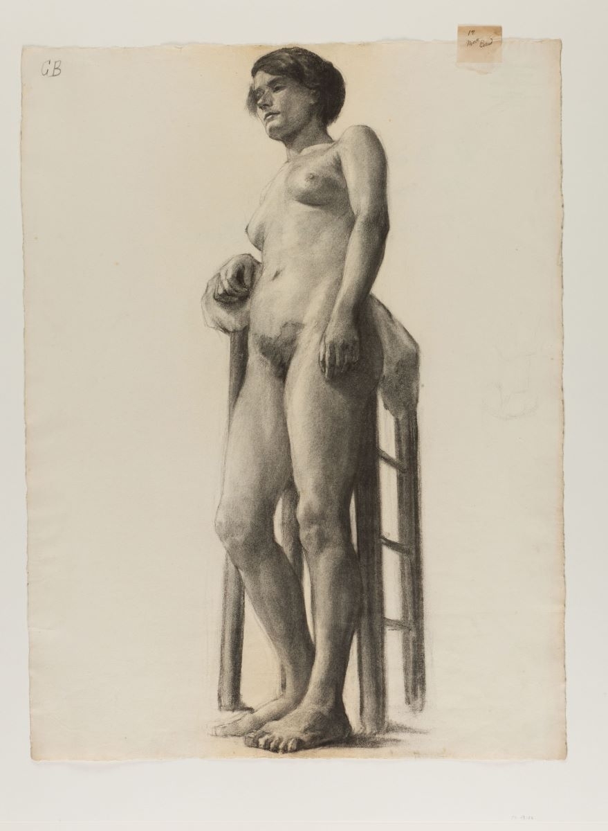 Académie Julian : dessin de nu féminin (titre factice)_0