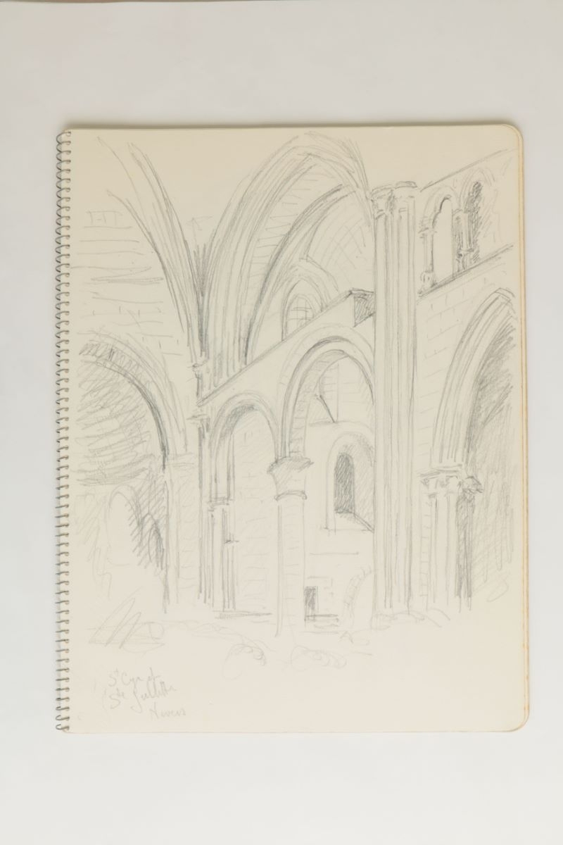 Carnet de croquis de différents édifices dans la Nièvre (titre factice)_1