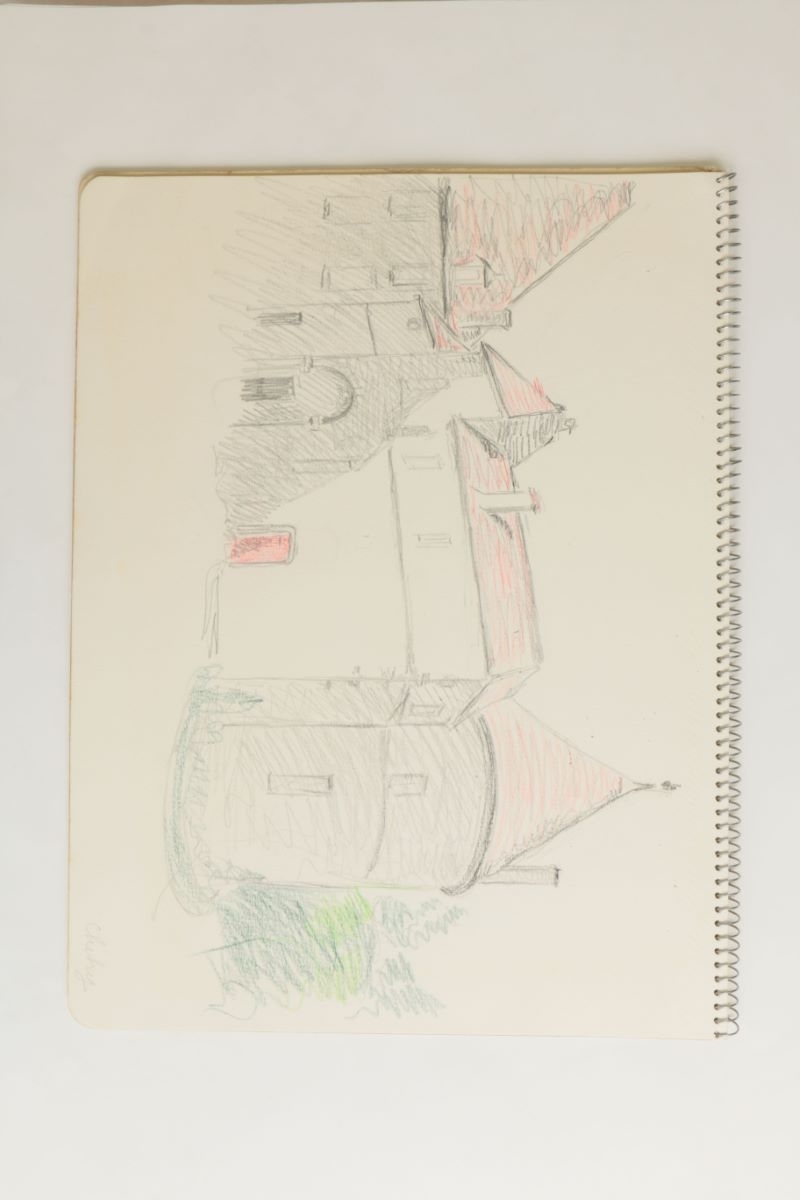 Carnet de croquis de différents édifices dans la Nièvre (titre factice)_12