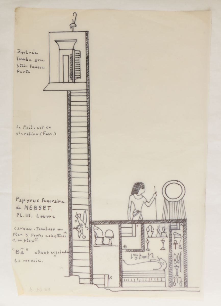 Vignette du Livre des Morts, plan de tombe (titre factice)_0