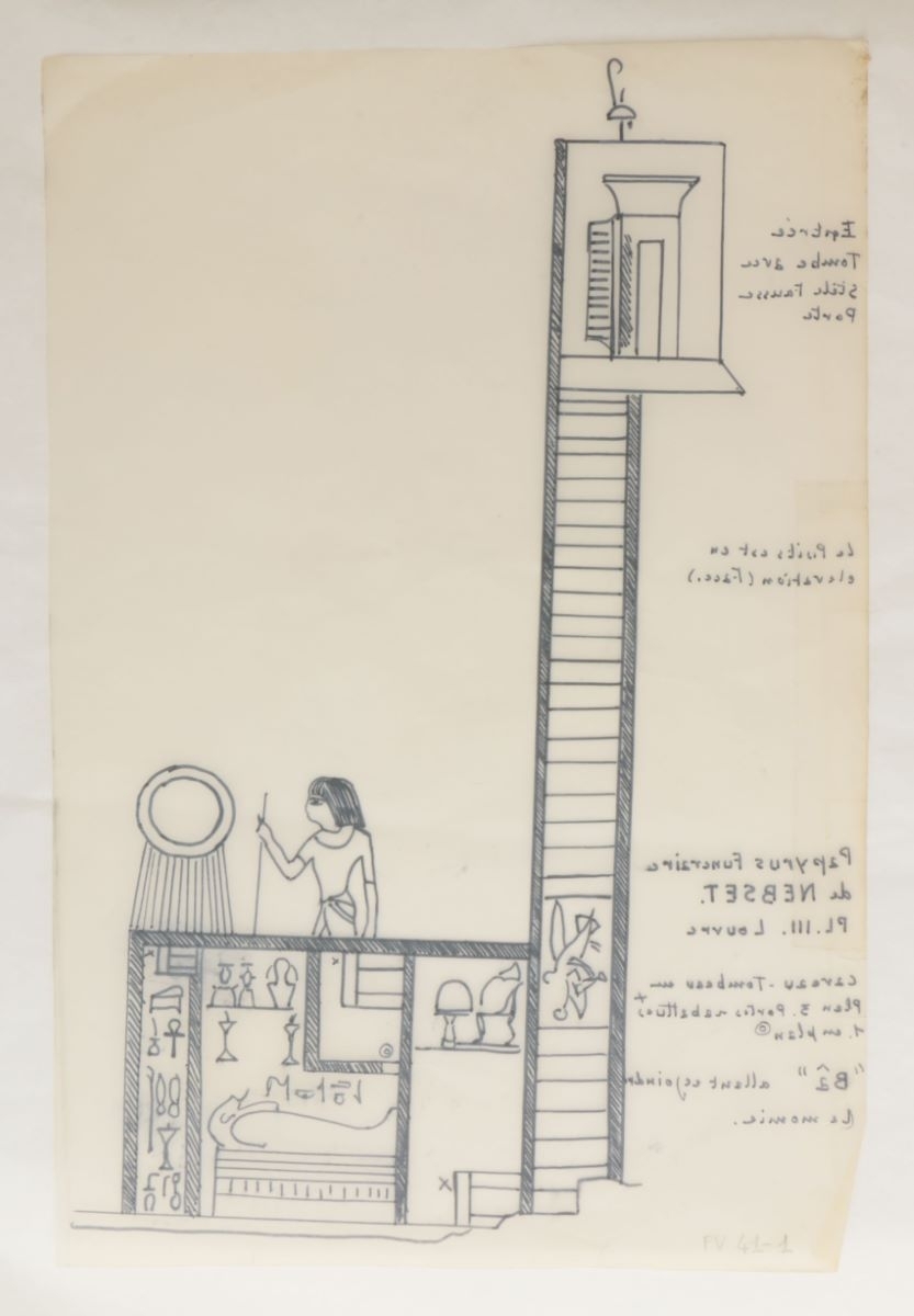 Vignette du Livre des Morts, plan de tombe (titre factice)_1