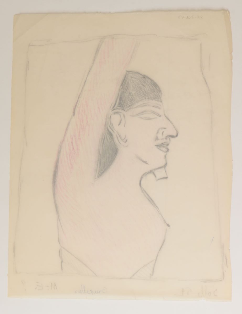 Bas-relief d’ennemi (titre factice), Marcelle Baud