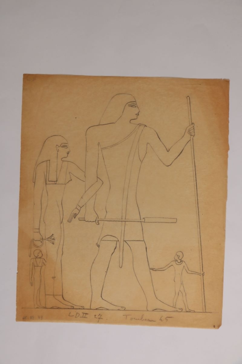 Le défunt et sa famille (titre factice), Marcelle Baud, 1978 avant