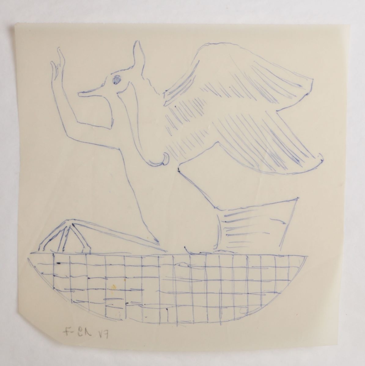 Vanneau du musée du Caire (titre factice), Marcelle Baud, 1978 avant