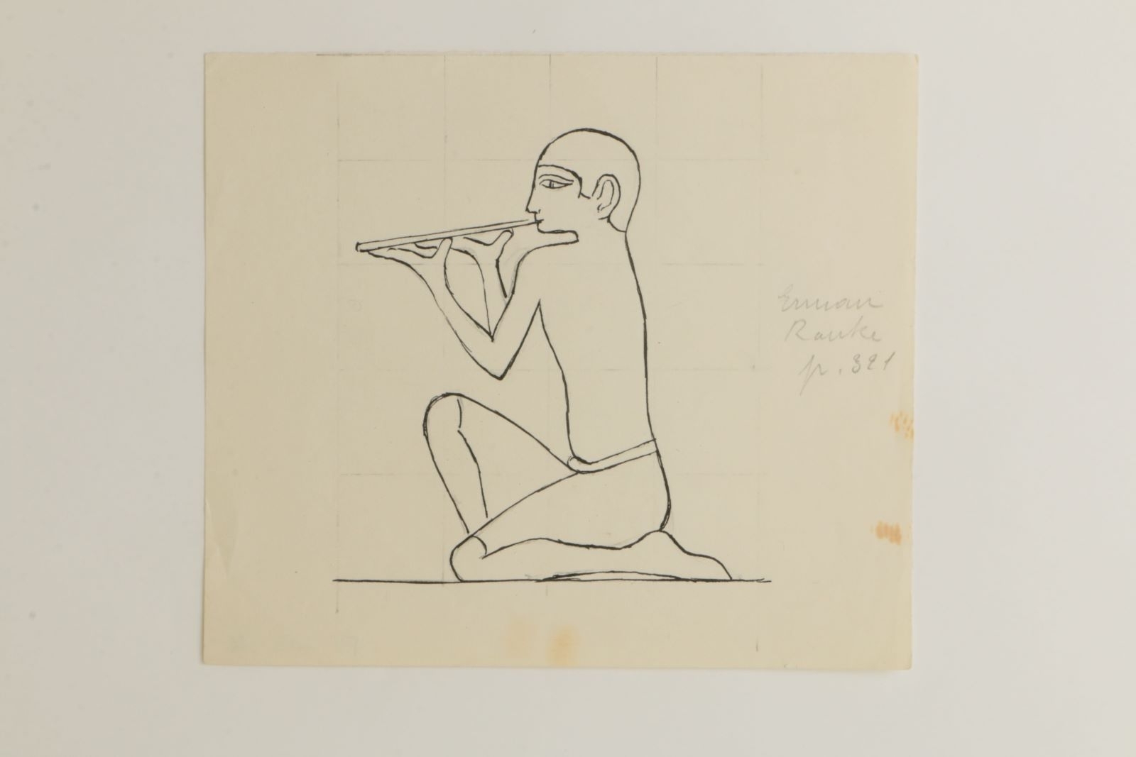 Homme portant un plateau (titre factice), Marcelle Baud, 1952 après