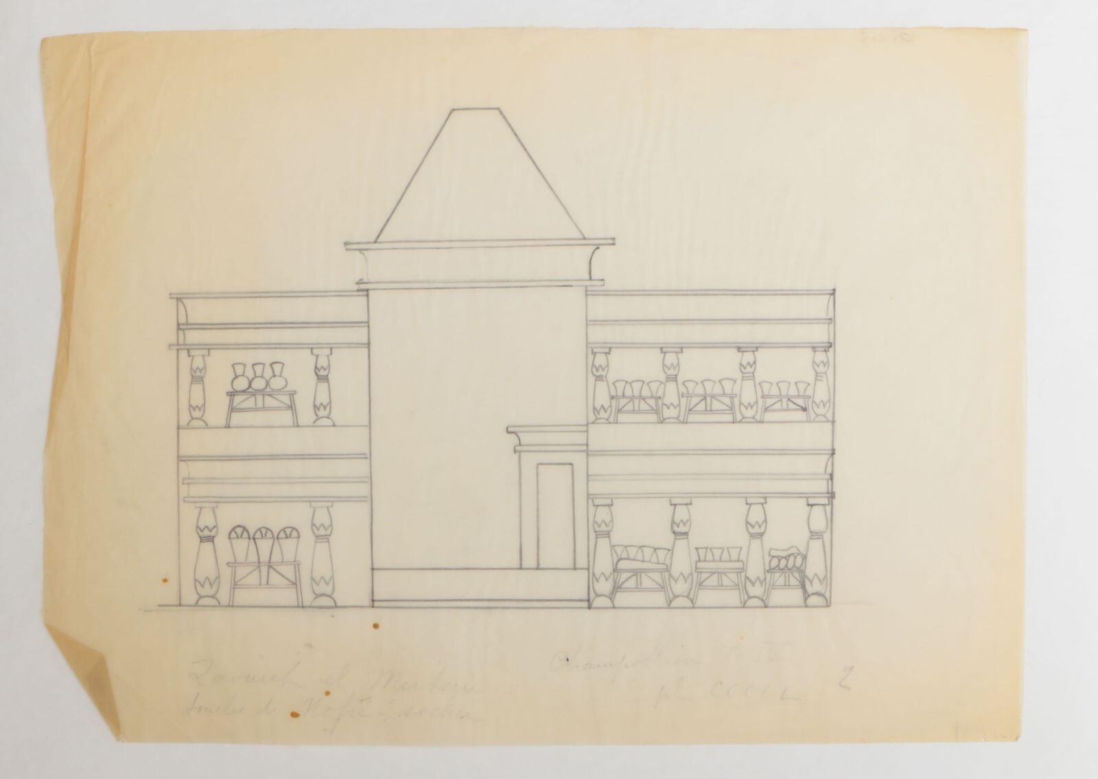 Décor de tombeau (titre factice), Marcelle Baud
