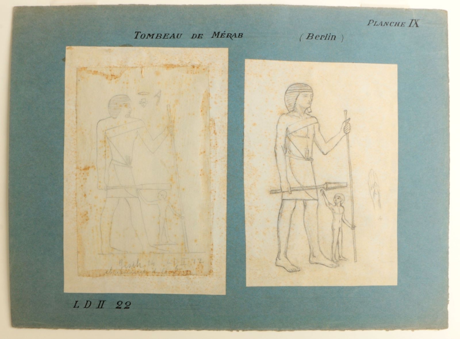 Tombeau de Mérab (titre manuscrit), Marcelle Baud, 1978 avant