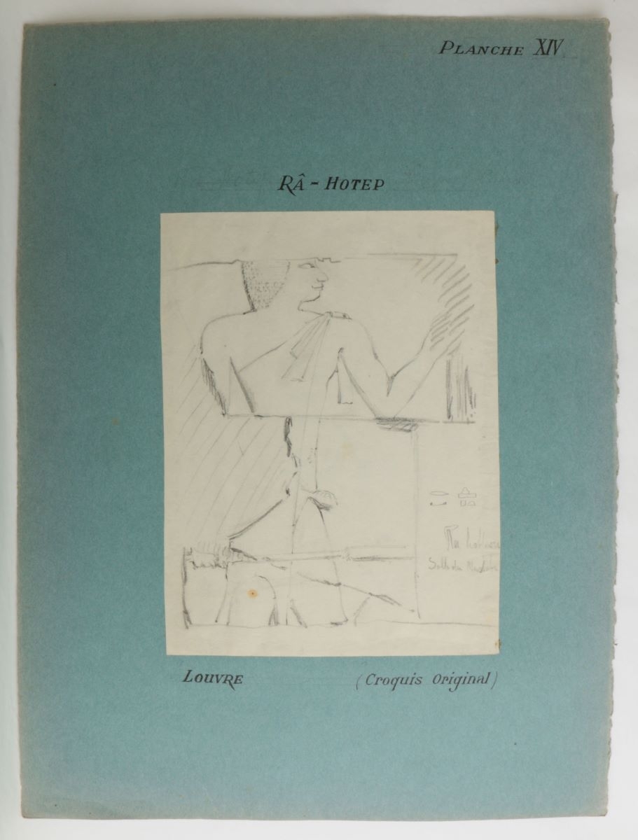 Râ-Hotep (titre manuscrit), Marcelle Baud, 20e siècle