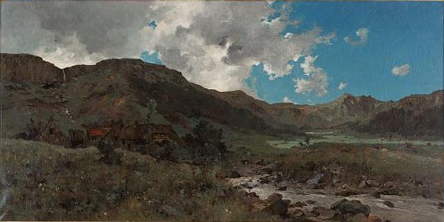 Vue du Mont Dore, Léon Germain Pelouse, 1880