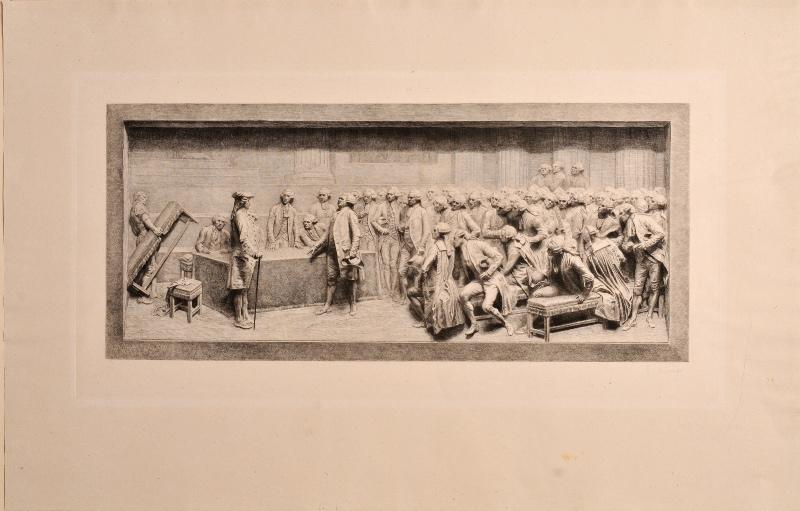 Mirabeau et le marquis de Dreux-Brezé, Étienne Bocourt, 1892 vers