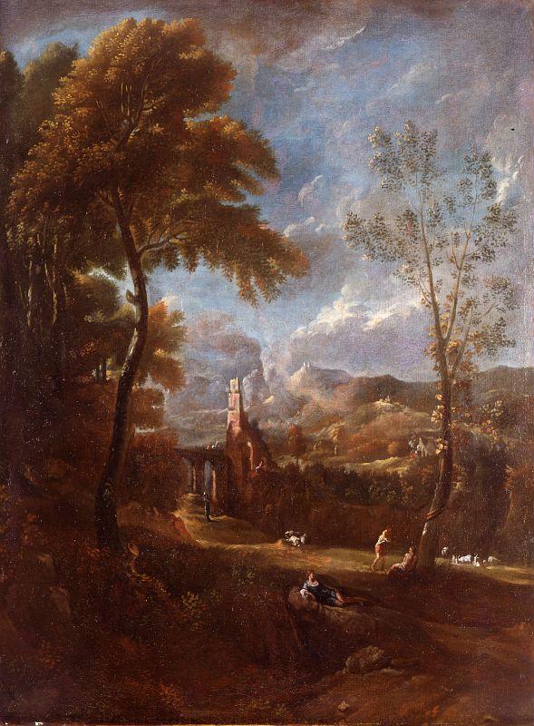 Paysage d'Italie, Jan Frans van Bloemen, 1711 avant