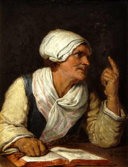 La maîtresse d'école, Pierre Alexandre Wille, 1770 vers