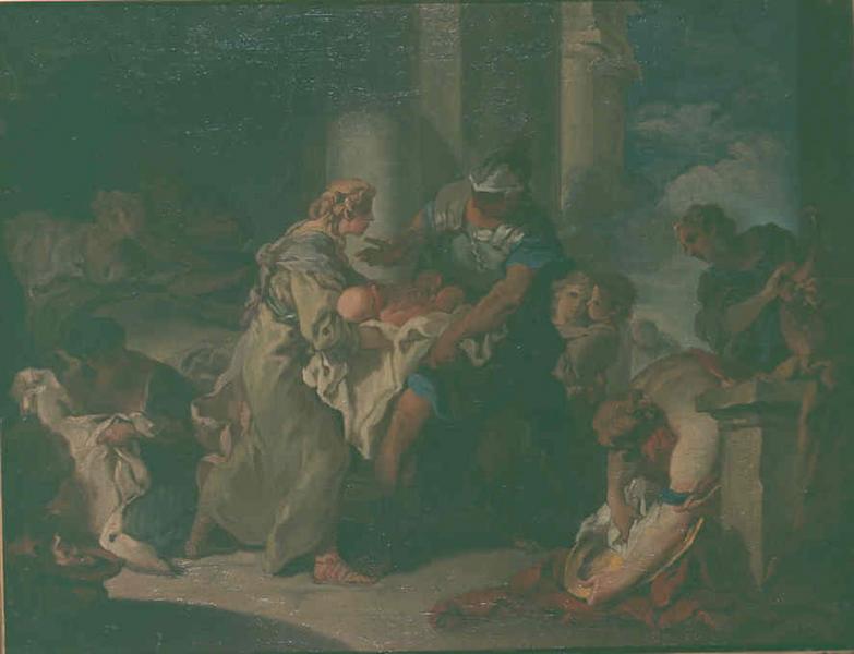 Pyrrhus sauvé ou La naissance d'Oedipe_0
