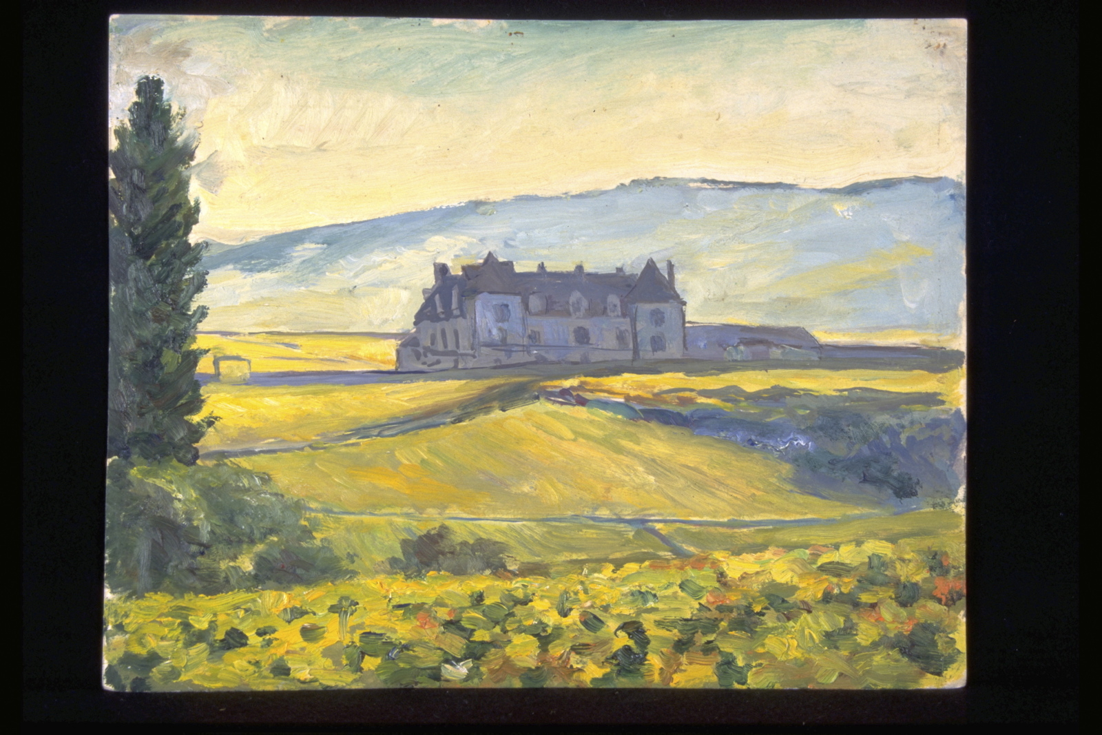 Clos de Vougeot, contre-jour (titre inscrit, au verso), Jean François